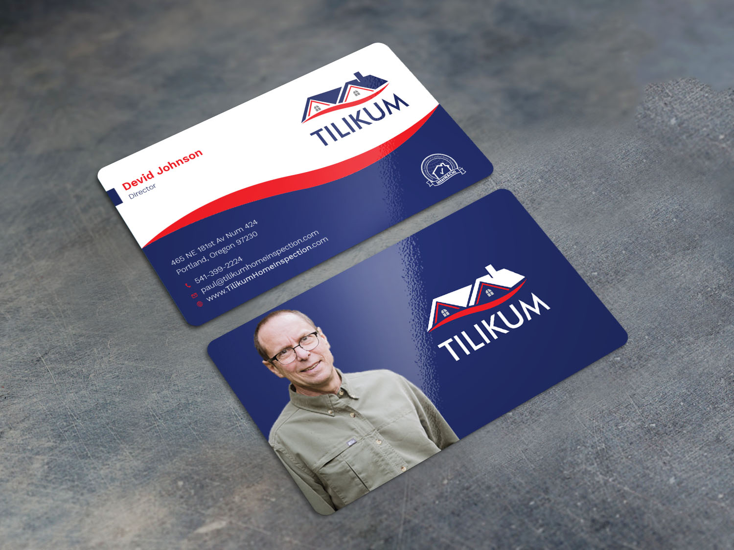Business Card Design by Graphic Flame for Tilikum Home Inspections | Design #14991278