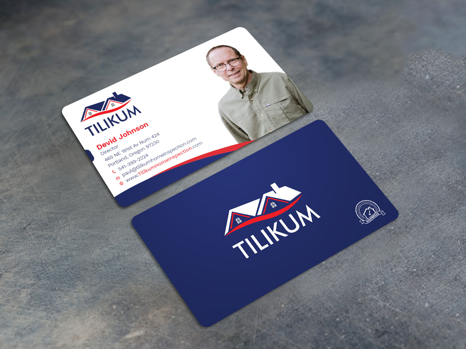 Business Card Design by Graphic Flame for Tilikum Home Inspections | Design #14991279