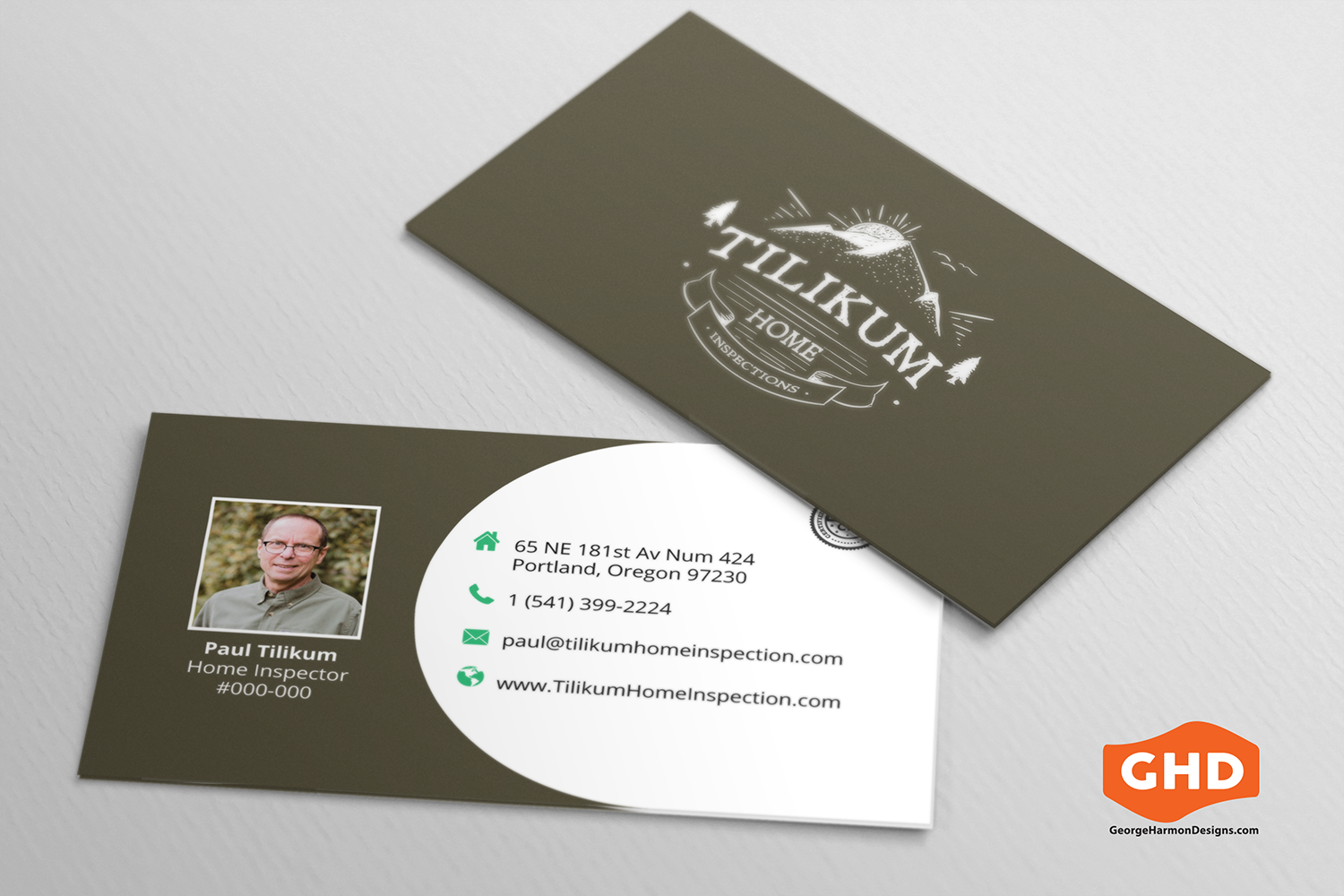 Visitenkarten-Design von georgeharmondesigns für Tilikum Home Inspections | Design #14985067