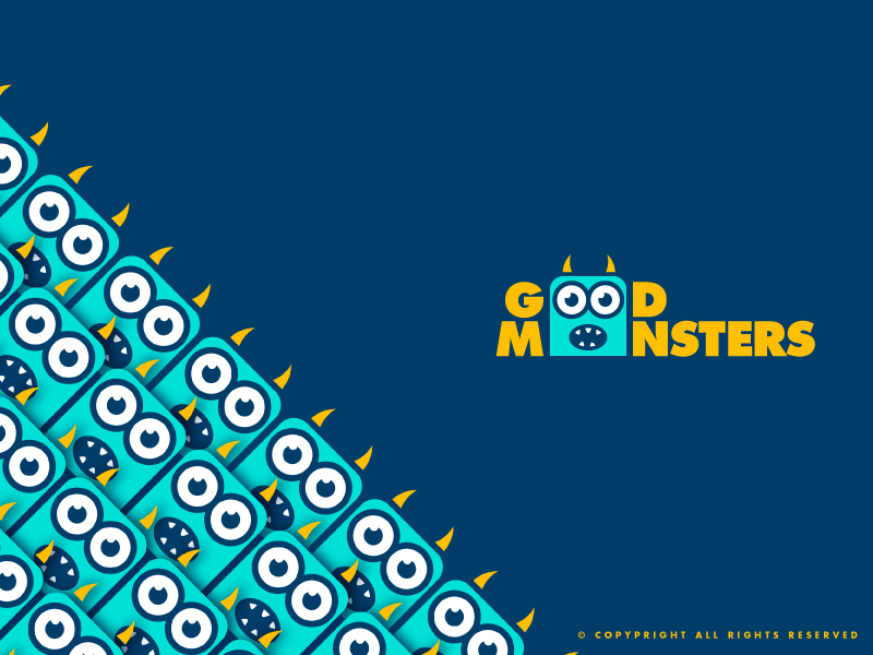 Logo Design by Ash  for Good Monsters | Design #14977480