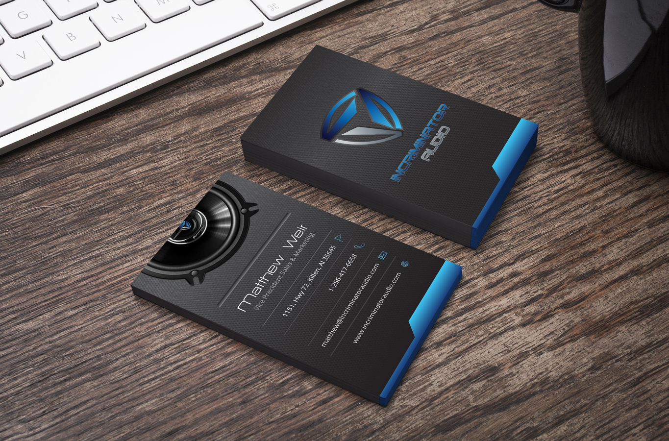 Professional, Masculine, Electronic Business Card Design for a Company ...
