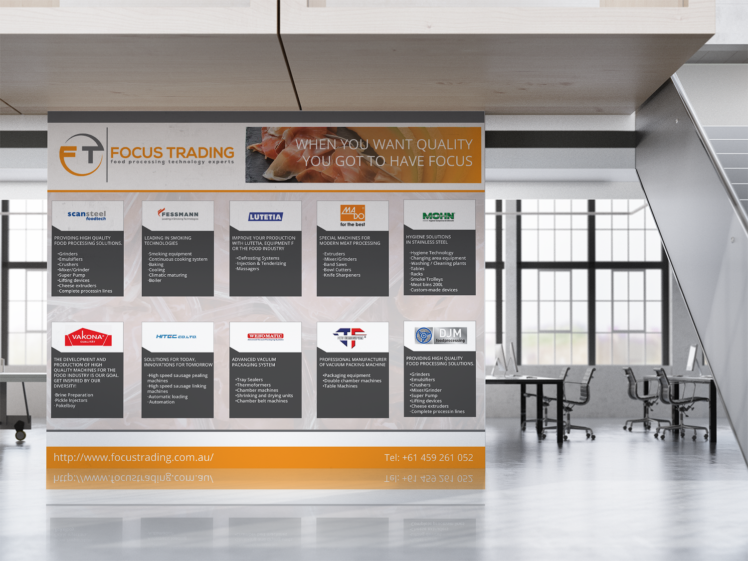 Signage Design by Kristina Andonoff for Focus Trading | Design #15149206