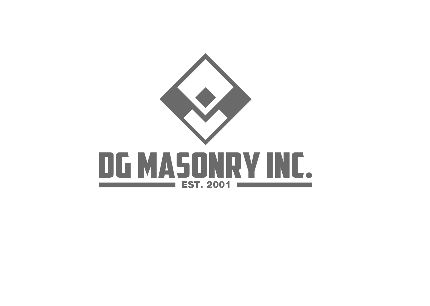 Logo-Design von ivo_i_ivanov für DG Masonry Inc | Design #14990267
