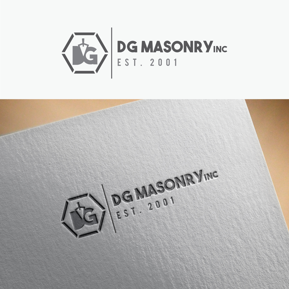Logo-Design von webeezine für DG Masonry Inc | Design #14975269