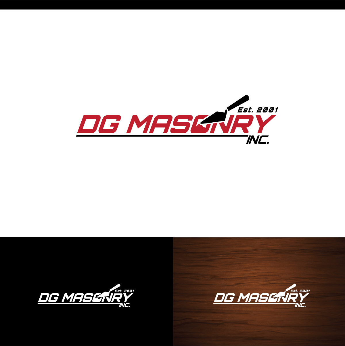 Logo-Design von webeezine für DG Masonry Inc | Design #14975658