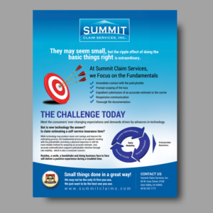 Flyer-Design von uk für Summit Claim Services, Inc. | Design: #14980543