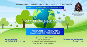EBC Vacation Bible School Banner 2017 | Banner-Design von baidya