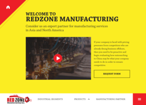 Web Design by AriefK for Redzone Manufacturing | Design: #15050617
