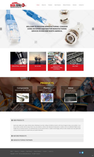 Web Design by pb for Redzone Manufacturing | Design: #14981167