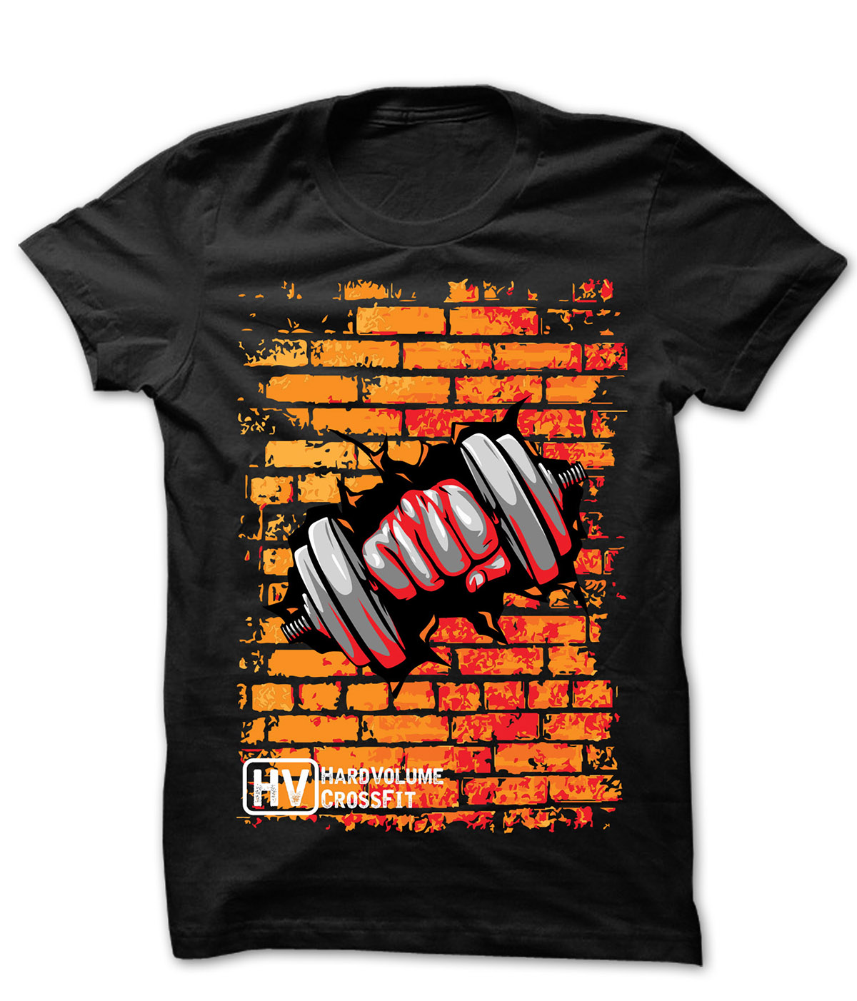 T-shirt Design by skewness888 for HardVolume CrossFit | Design #15028039