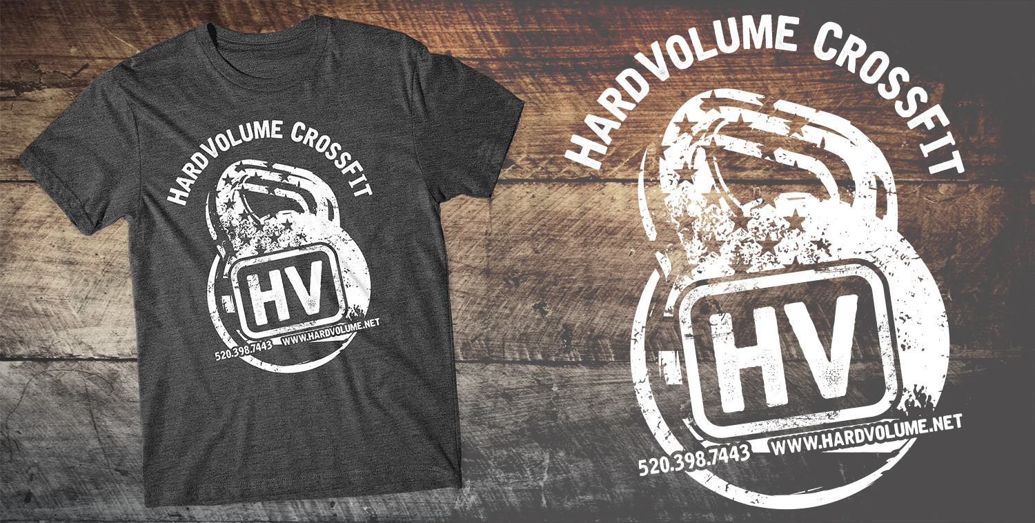 T-shirt Design by db1404 for HardVolume CrossFit | Design #14982103