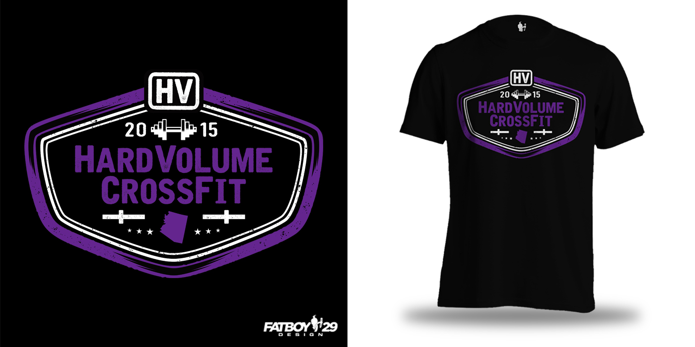 T-shirt Design by Fatboy Graphic for HardVolume CrossFit | Design #15050665