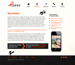 FUN and creative designs WANTED! Mobile Marketing Start-up Company | Web Design by Fielding Ideas