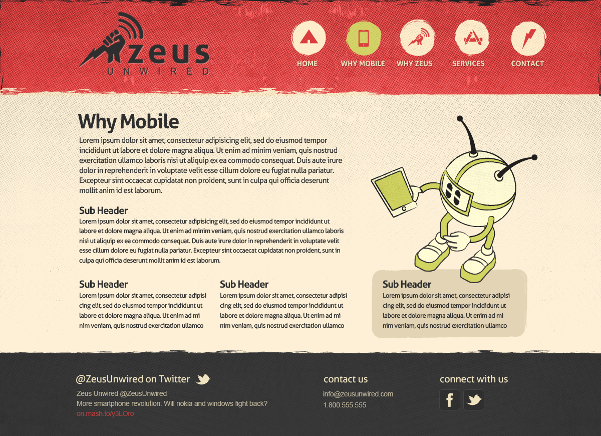 Web Design by Robert Marks for this project | Design #648979