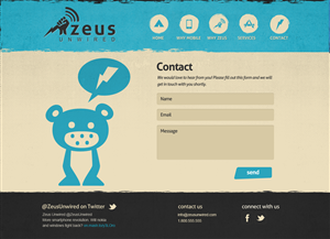 FUN and creative designs WANTED! Mobile Marketing Start-up Company | Web Design by Robert Marks