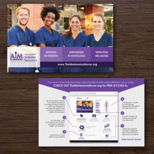 Melanoma Nurse Initiative - Rack Card Design