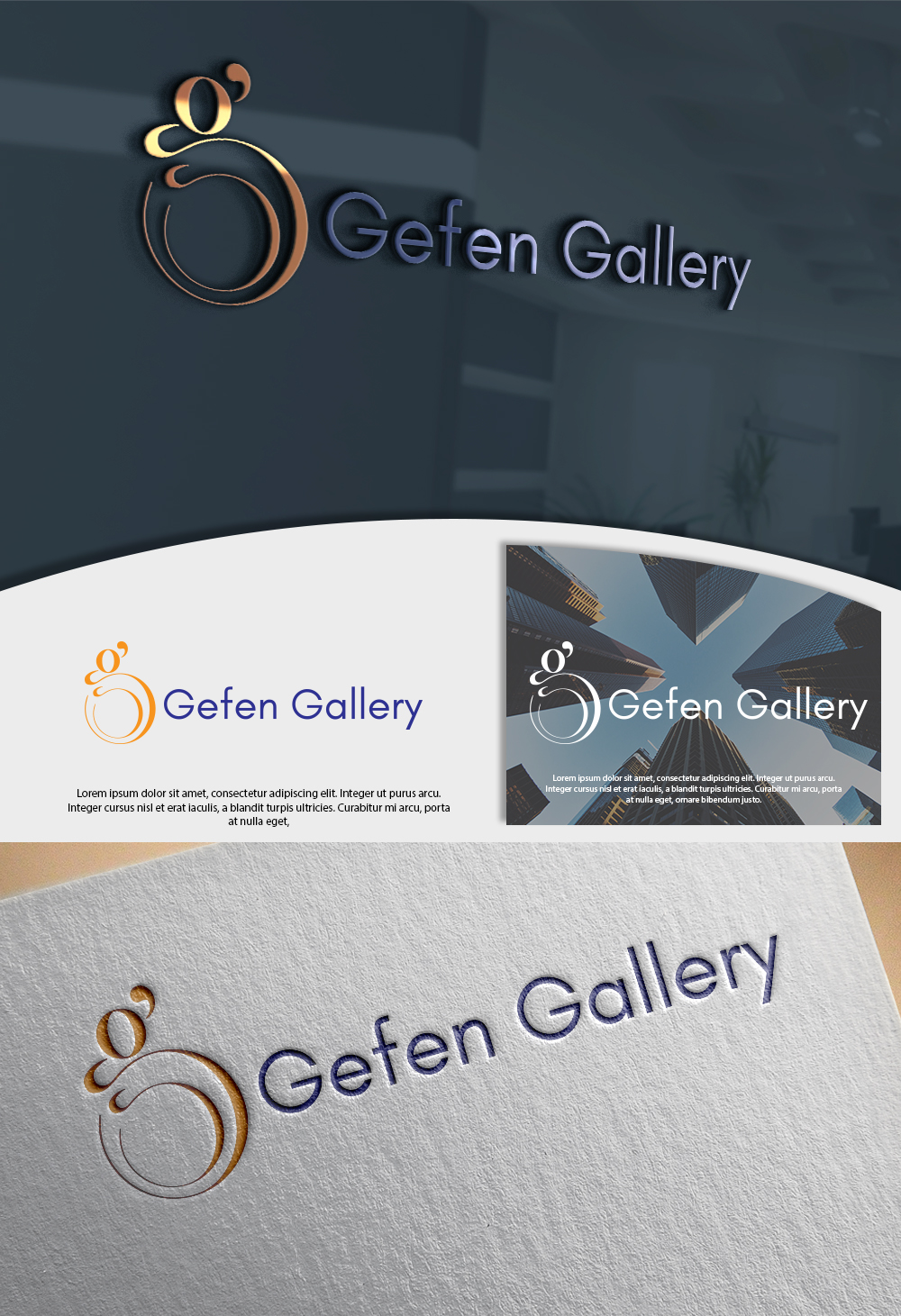 Logo Design by Renewable for Gefen Gallery | Design #15022926