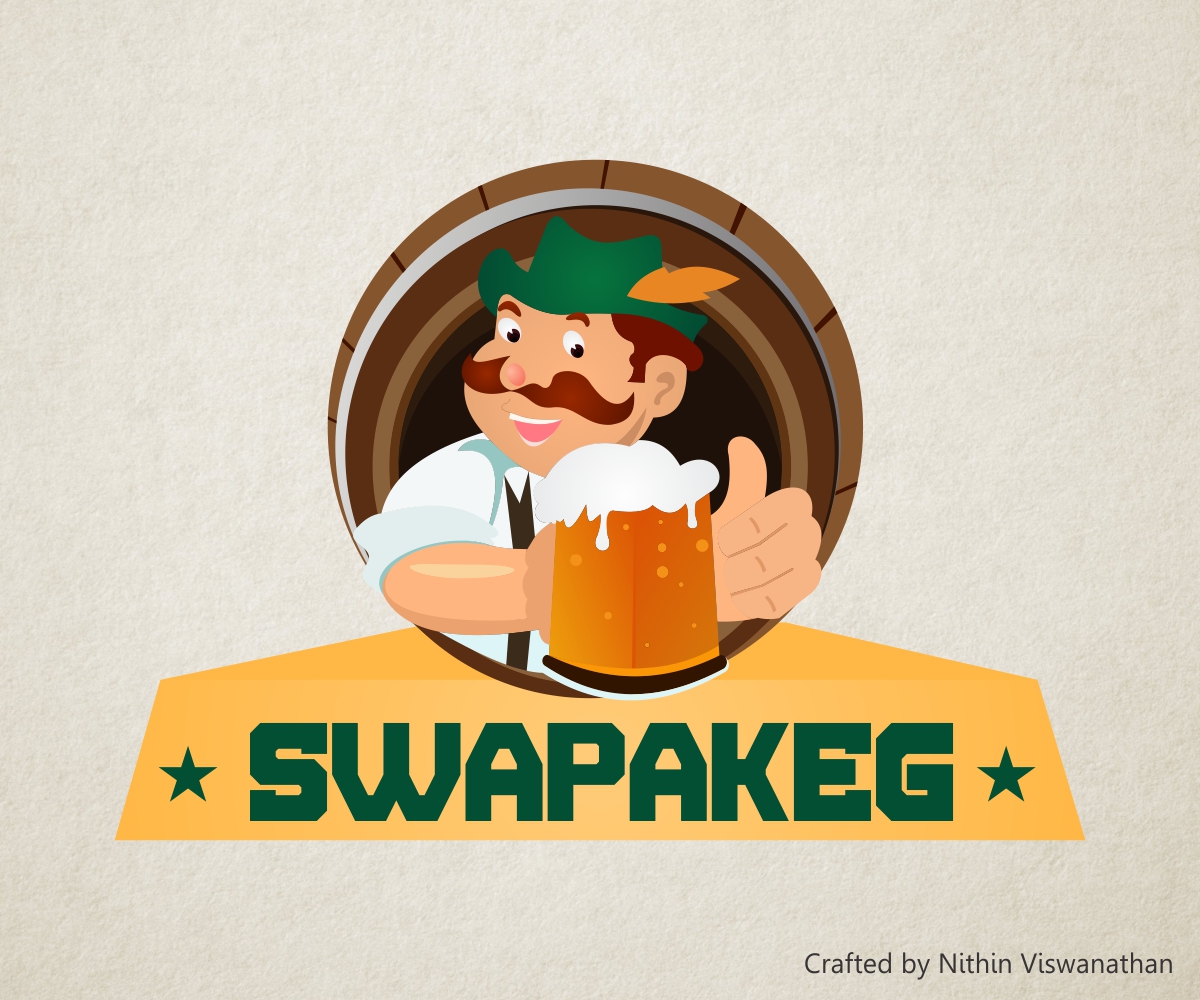 Logo Design by Nithin Viswanathan for SwapaKeg | Design #2653201