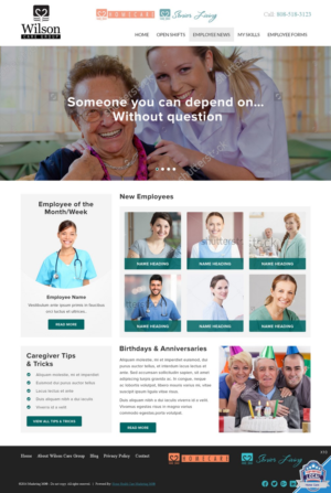 Web Design by pb for Wilson Care Group | Design: #15001506