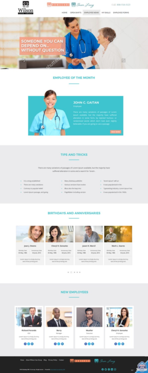 Web Design by pb for Wilson Care Group | Design: #15001509