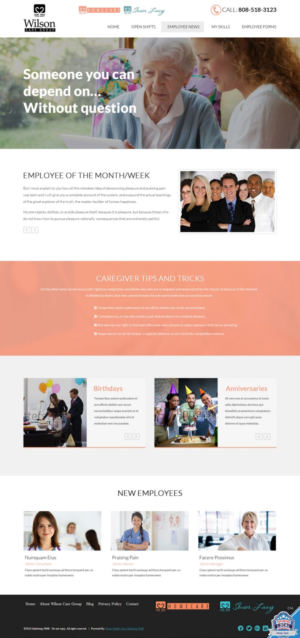 Web Design by pb for Wilson Care Group | Design: #15001510