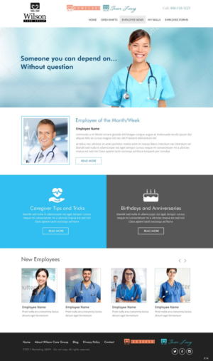 Web Design by pb for Wilson Care Group | Design: #15001512