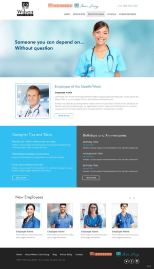 Web Design by pb for Wilson Care Group | Design: #15001513