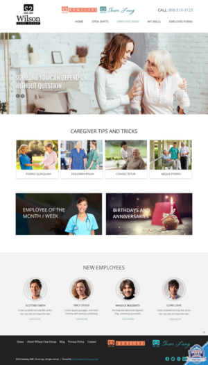 Web Design by pb for Wilson Care Group | Design: #15001514