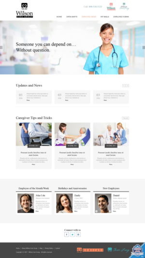 Web Design by pb for Wilson Care Group | Design: #15001517