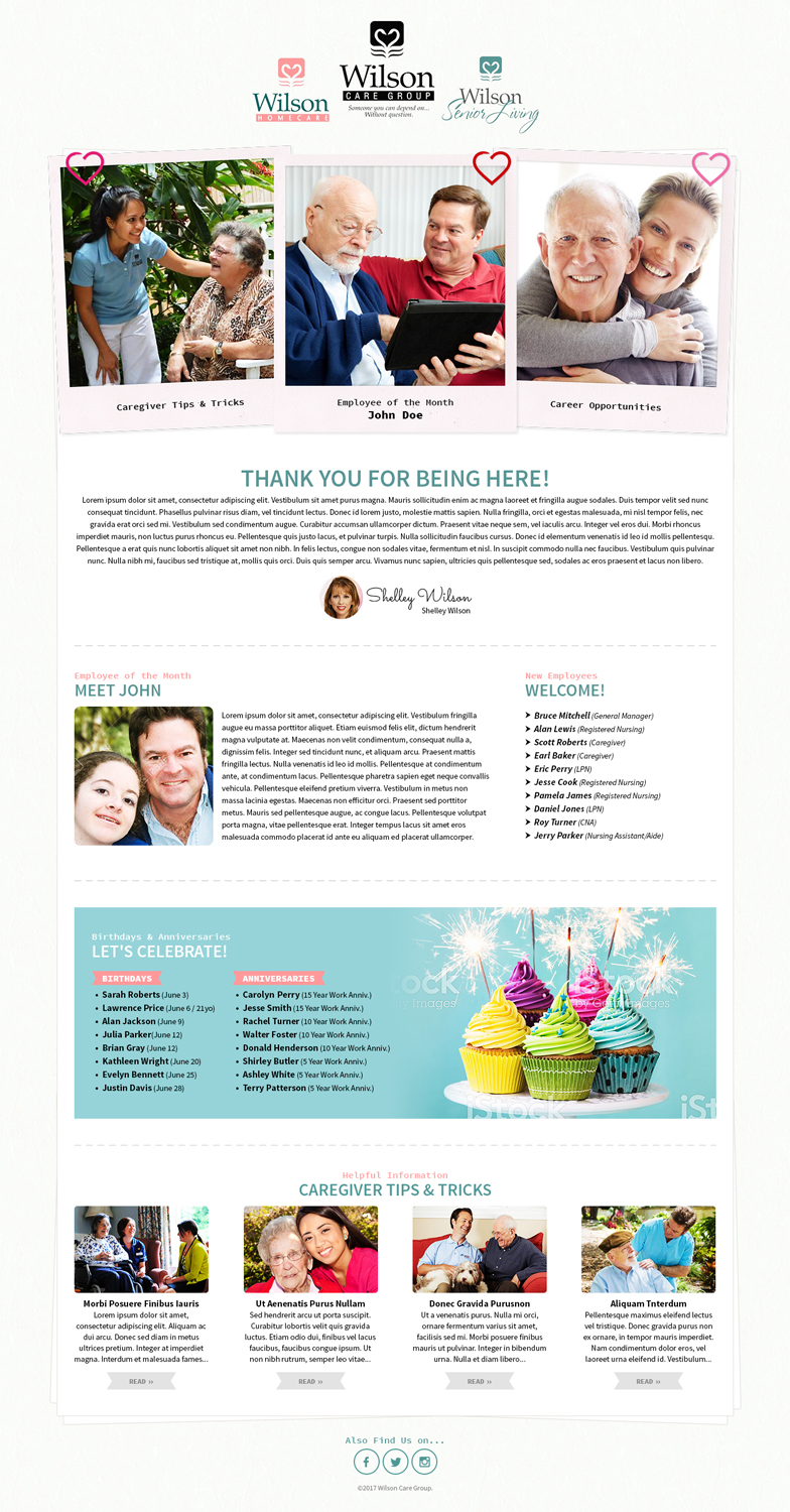 Web Design by MIND for Wilson Care Group | Design: #15138950