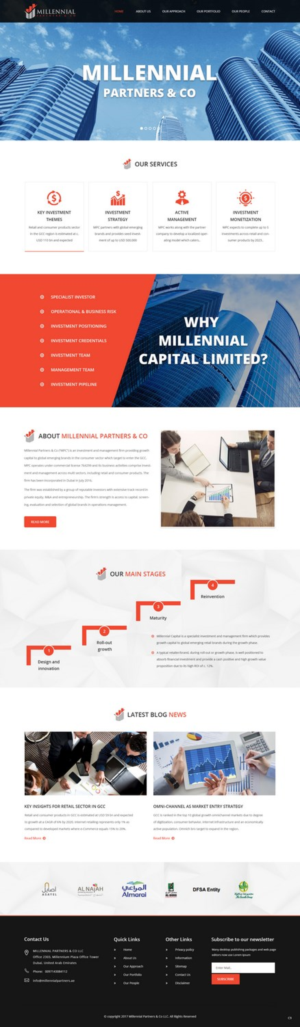 Diseño Web por pb para Millennial Capital | Diseño: #15019984
