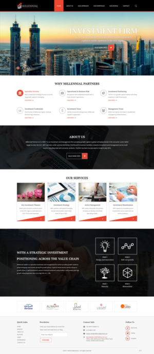 Diseño Web por pb para Millennial Capital | Diseño: #15019985