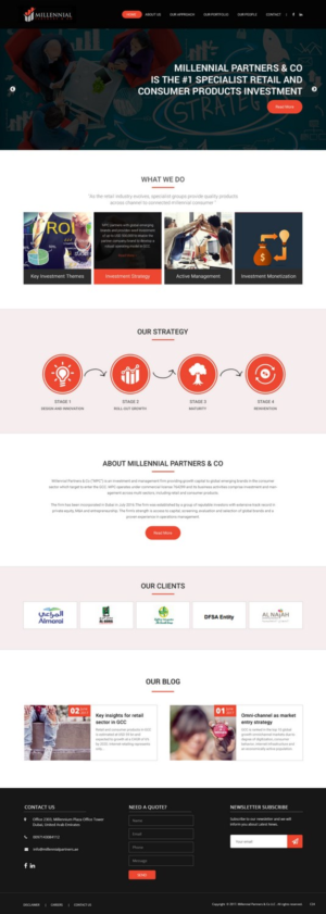Diseño Web por pb para Millennial Capital | Diseño: #15019987