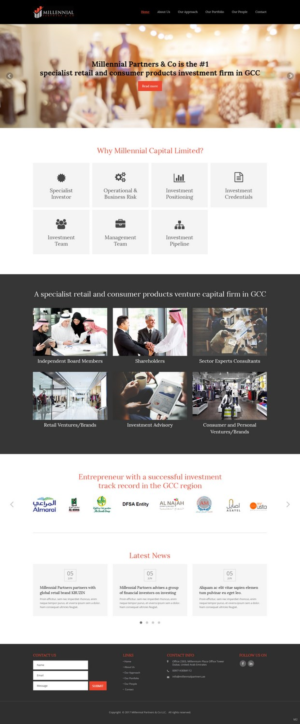Diseño Web por pb para Millennial Capital | Diseño: #15019989