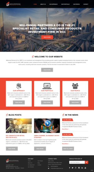Diseño Web por pb para Millennial Capital | Diseño: #15021335