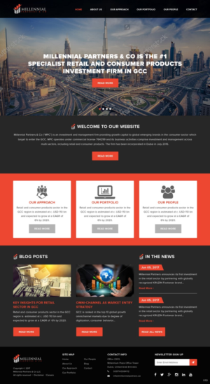 Diseño Web por pb para Millennial Capital | Diseño: #15032514