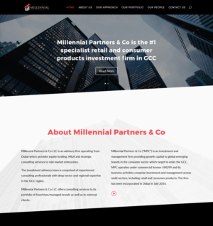 Web Design by CharaFathimalil for Millennial Capital | Design #15135882