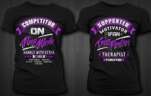 bodybuilding competition Motivation Team t-shirts