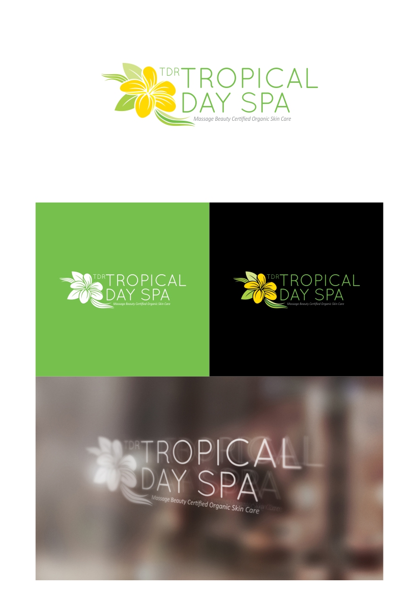Logo Design by creativeride for Tropical Day Spa  | Design #14992514