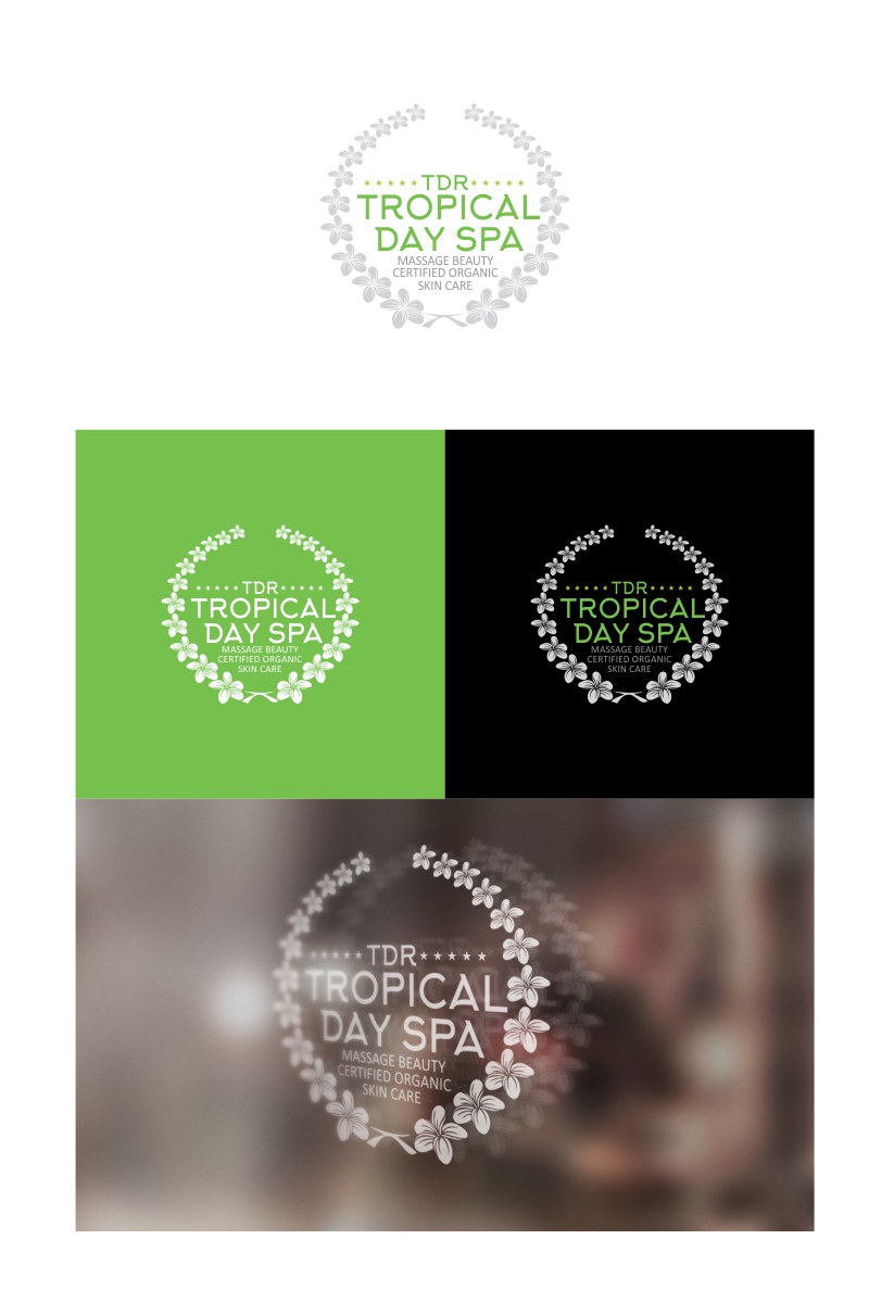Logo Design by creativeride for Tropical Day Spa  | Design #14992515