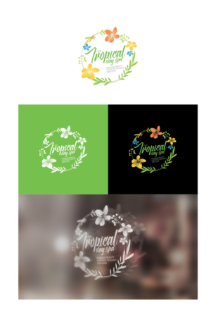Logo Design by creativeride for Tropical Day Spa  | Design: #14992516