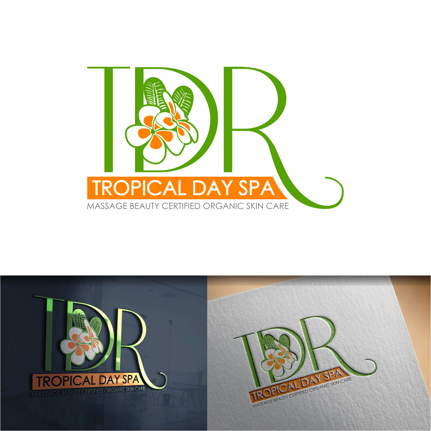 Diseño de Logo por Khalik para Tropical Day Spa  | Diseño #15080432