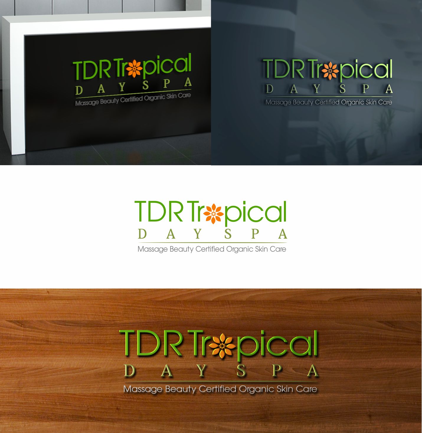 Logo Design by Mariono Fx for Tropical Day Spa  | Design #14984500