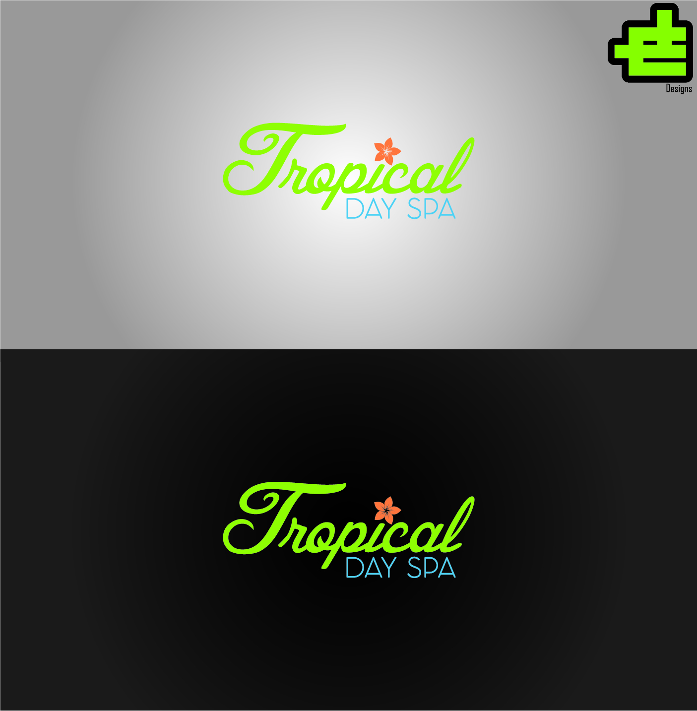 Logo Design by JE Designs for Tropical Day Spa  | Design #14979007
