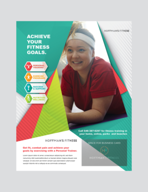 Design de Flyer par Boss Designs pour Hoffman's Fitness | Design : #14994320