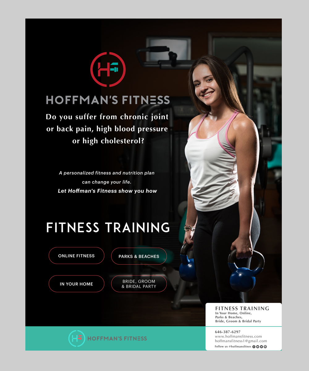 Flyer Design by Sucre for Hoffman's Fitness | Design #15010751