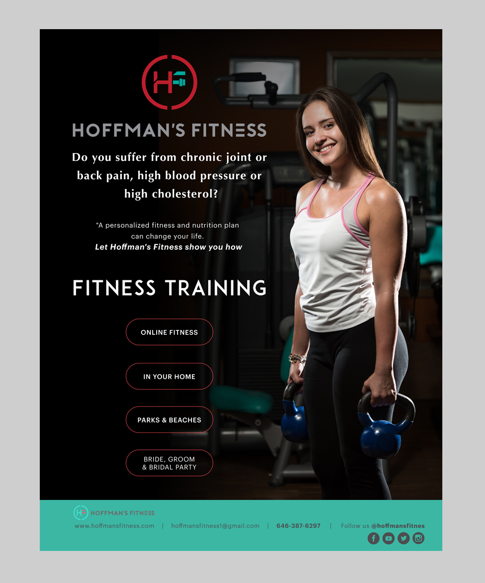 Flyer Design by Sucre for Hoffman's Fitness | Design #15010752
