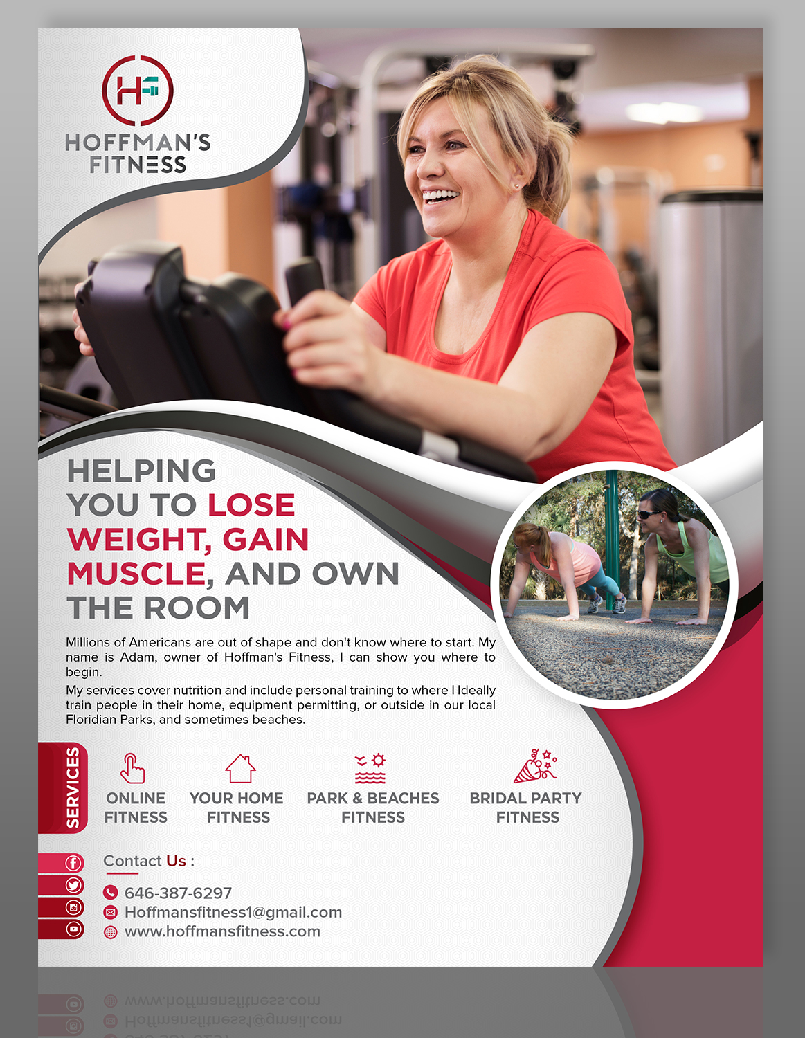 Diseño de Flyer por SAI DESIGNS para Hoffman's Fitness | Diseño #14990928