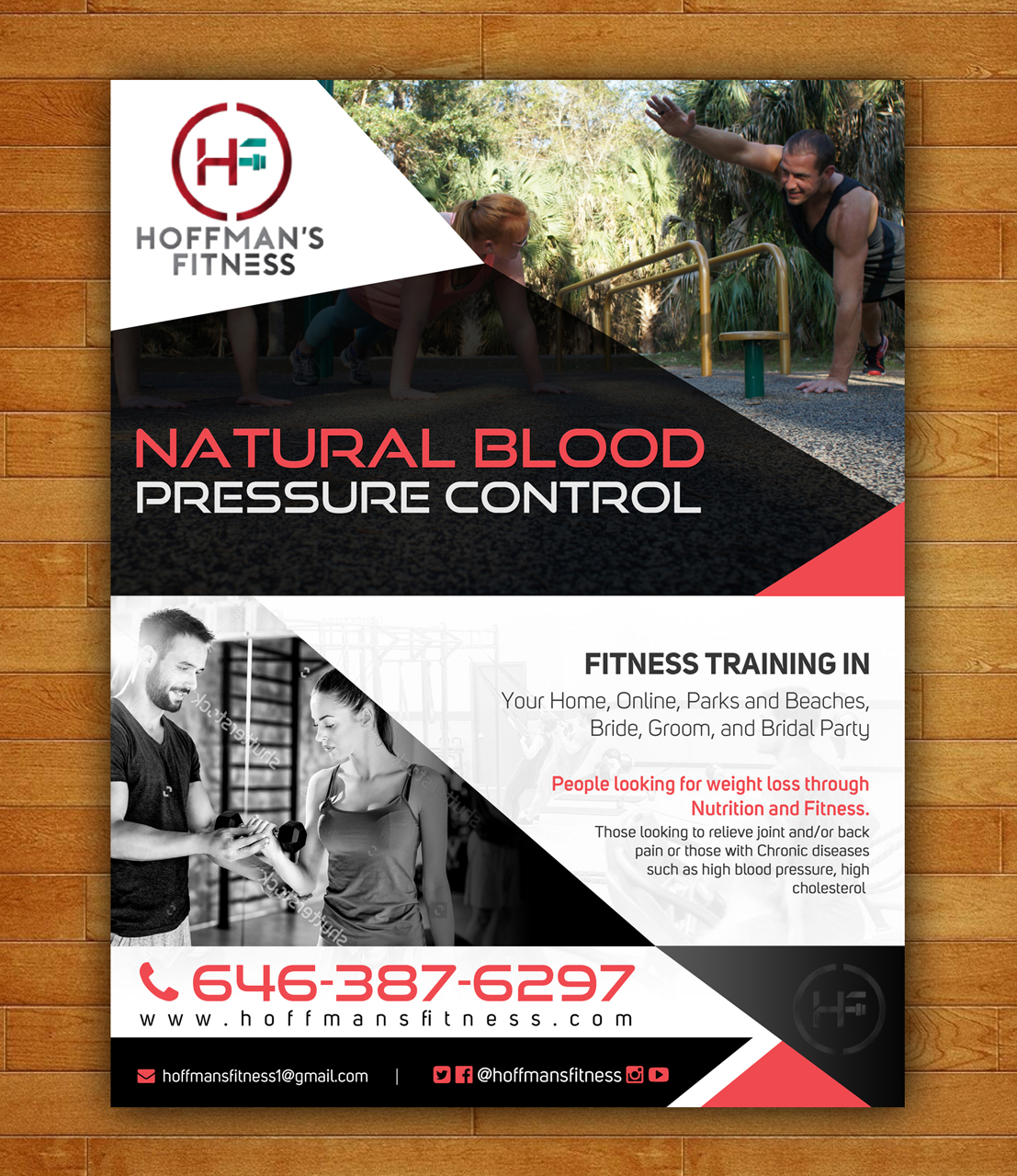 Flyer Design by Samir Mirza for Hoffman's Fitness | Design #14999436
