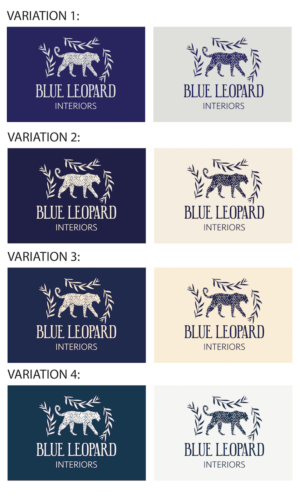 Diseño de Logo por Maurissahunter para Blue Leopard Interiors | Diseño: #15060704
